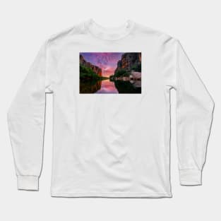 Bandilngan (Windjana Gorge) Sunset Long Sleeve T-Shirt